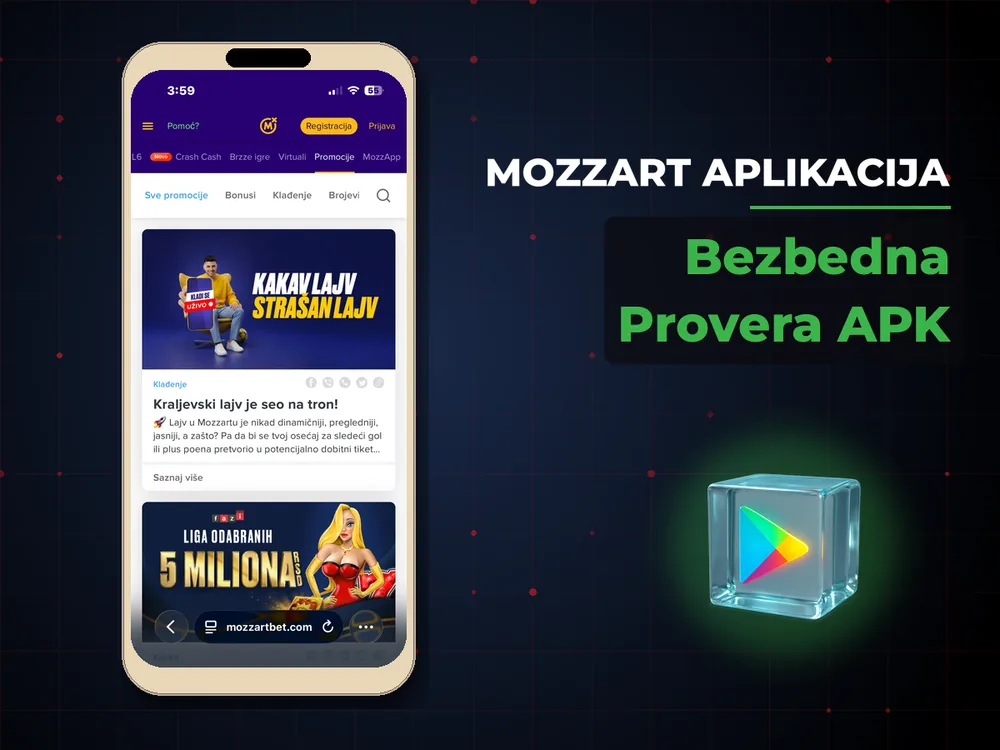 Mozzart Aplikacija - Bezbedna Provera APK
