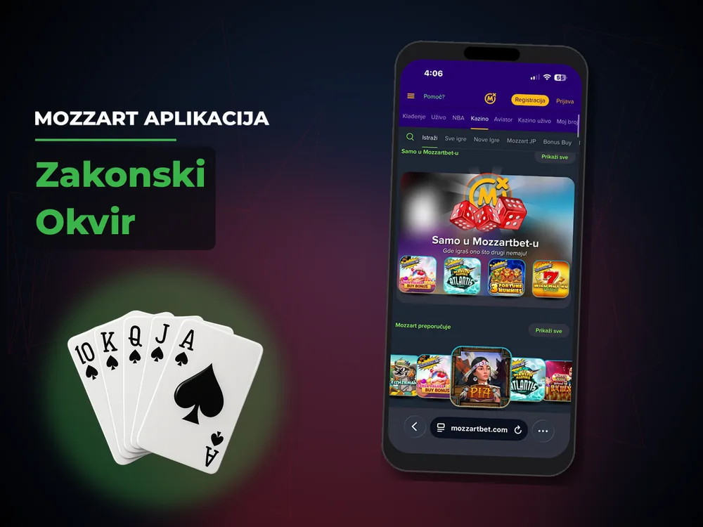 Mozzart Aplikacija - Zakonski Okvir