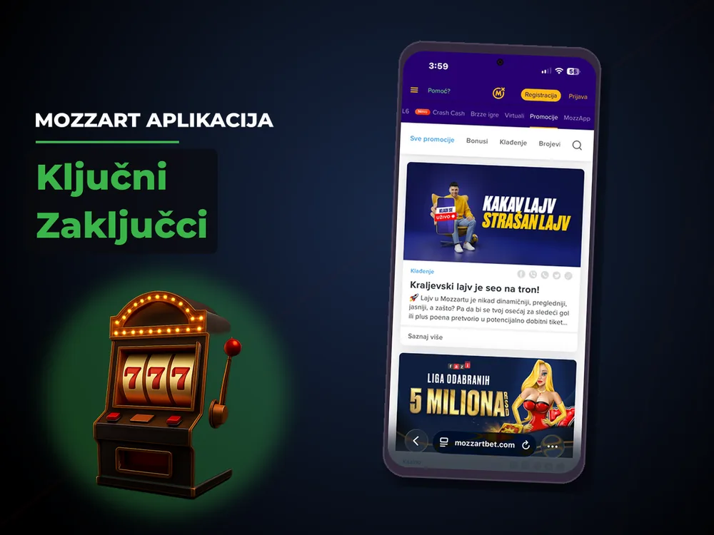 Mozzart Aplikacija - Ključni Zaključci